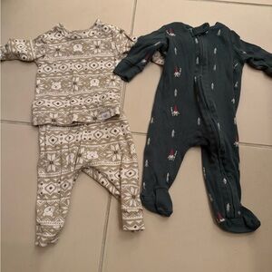 GAP Baby Organic Cotton Pajama Set and Footie